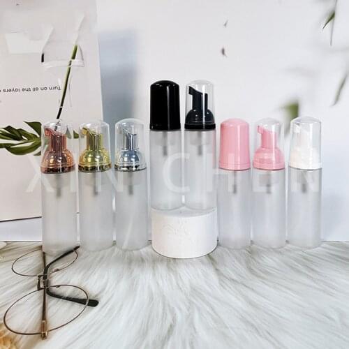 1pcs Foaming Bottle Liquid Soap Whipped Mousse Points Bottling Shampoo Lotion Shower Gel Foam Pump Travel Bottles 60ml 100ml