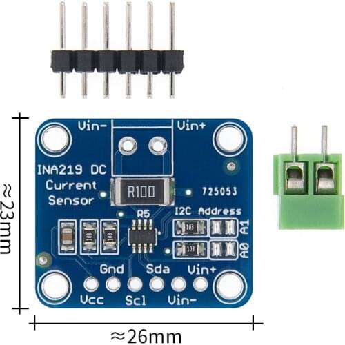 10pcs/lot Zero drift CJMCU - 219 INA219 I2C interface Bi-directional current/power monitoring sensor module