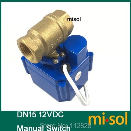 10 PCS of Motorized ball valve dn15; electrical valve manual switch; ball valve electric