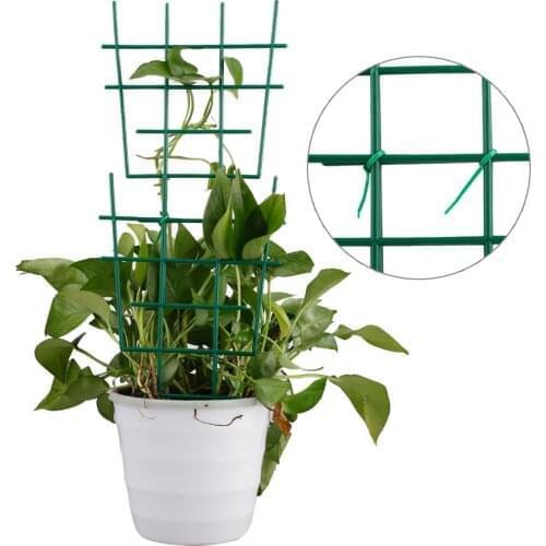 2/6pcs Green Gardening Vine Climbing Plants Cable Tie Lines Plant Brackets Parts Bonsai Flower Cucumber Grape Rattan Supports