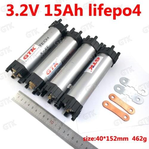 8pcs 3.2v 15Ah lifepo4 40152 3.2v 15ah lithium 5C 75A 50A high discharge for diy 24v bike scooter Fire Alarms robot Signal light