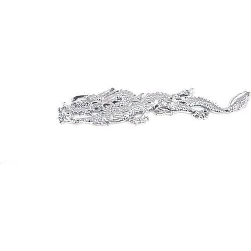 ABS Plastic Chrome Dragon Car Sticker Emblem Badge Embleme Emblema