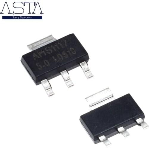 AMS1117-5.0 , AMS1117-5 , AMS1117 , 1117-5.0 SOT223 800mA LOW DROPOUT VOLTAGE REGULATOR AMS