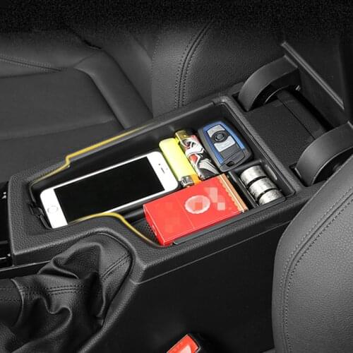 Car Central Armrest Holder Storage Box Car Organizer Container Tray For BMW 3 Series F30 2013-2017 LHD Interior Accessoreis