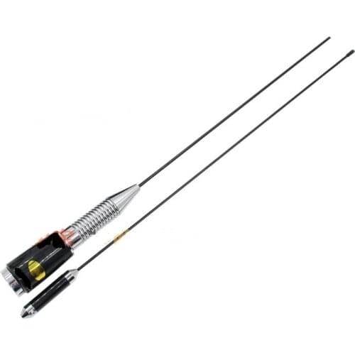 Dual band whip antenna 144 430M UV band Mobile radio high gain spring base antenna