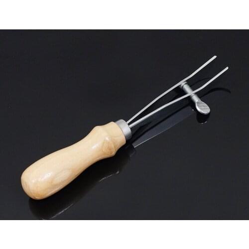 Edge Row Line Leather Craft DIY Tools Crimping Crossed Tool Sewing Adjustable Leather Edge Stitching Groover Leathercraft