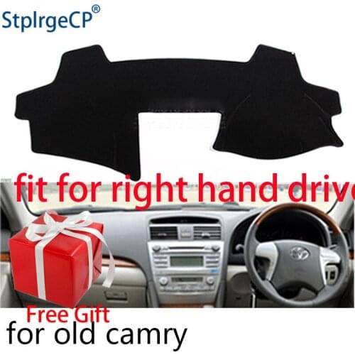 Car Dashboard Cover Mat for Toyota Camry XV40 2006-2011 Right Hand Drive Dashmat Pad Dash Mat Covers Dashboard Accessories