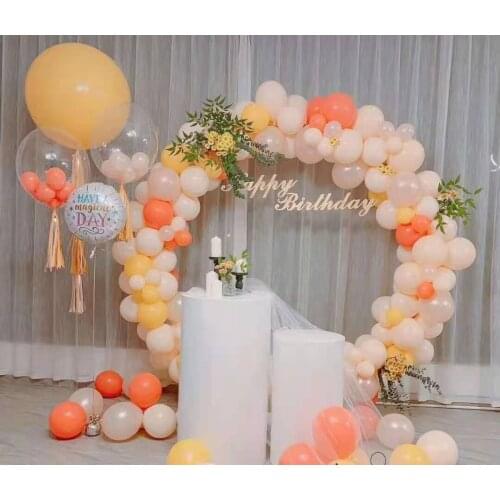 Lovely Metal wedding arch decor marriage backdrop stand balloon flower metal round frame Festival party stage decoration