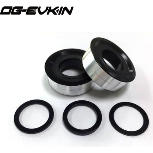 OG-EVKIN BB386 to BSA BB68 Converter Press Fit the adapter Road Bike External Bearing Bottom Bracket Adapter Inner Diamete 24MM