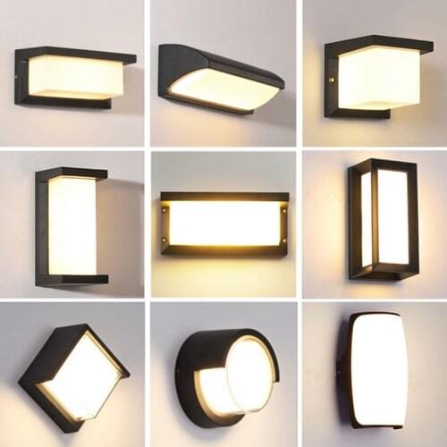 LED Wall Lamp Wall Sconce Hardwired Wall Mounted Lights Outdoor Waterproof Garden Lighting Bedside Living Room Stairs Wall Light