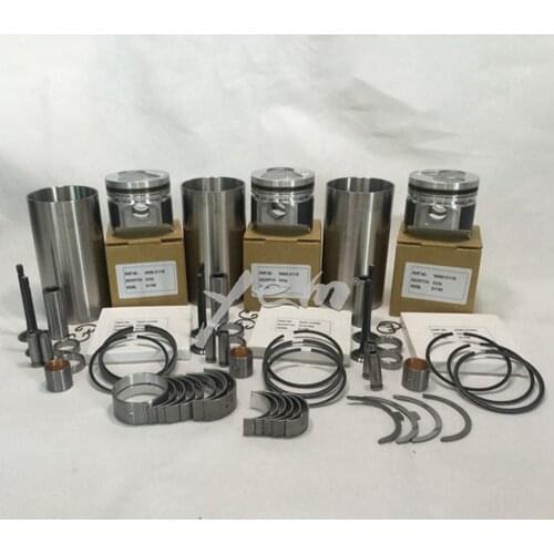 For Kubota engine parts D1105 Overhaul rebuild kit piston piston ring cylinder liner full gasket bearings valve guide seat