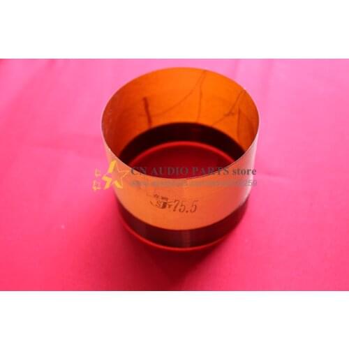 1 piece ID: 75.5mm 2.972" Skeleton: KSV 8 ohm woofer bass loudspeaker speaker drive voice coil
