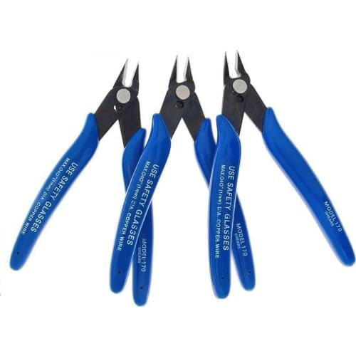 1pc PLATO 170 Wishful Clamp DIY Electronic Diagonal Pliers Side Cutting Nippers Wire Cutter 3D printer parts