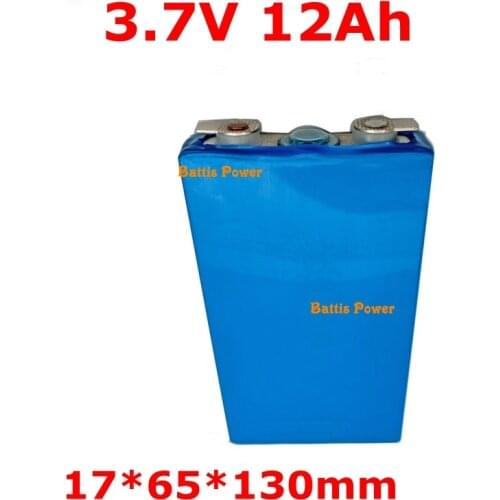 1pc Sample 1765130 3.7v 12ah 12000mah Polymer 3.7v Battery Pouch 3.7v 30 High Drain 60A Lithium for Diy Power Pack 12ah Electric