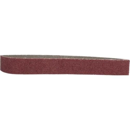 10pcs Alumina Abrasive Belt Sanding Band Grinding Polishing Sandpaper Straps 533*30 40 Grit/60 Grit/80 Grit/100 Grit/120 Grit
