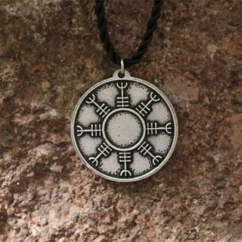20pcs wholesale norse Vegvisir symbol Viking Pendant Vegvisir Necklace Runic Compass Pendant Scandinavian men necklace Jewelry