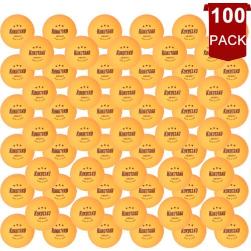 50/100pcs 3-Star Ping pong Ball Professional 40+ ABS 2.8g Table Tennis Balls White Orange Amateur Advanced Training Competition