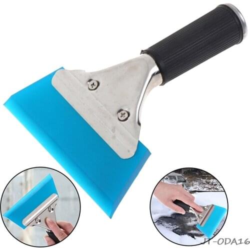Car Auto Snow Shovel Glass Car Cleaner Tinting Tool Car Tools Window Squeegee Water Wiper Handled Rubber Ice Scraper Blade