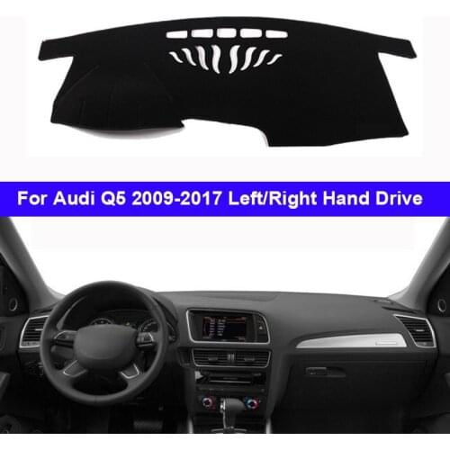 Car Dashboard Cover Dash Mat Carpet Rug For Audi Q5 8R 2009 - 2017 LHD RHD 2 Layers Sunshade Auto Cape 2016 2015 2014 2013 2012