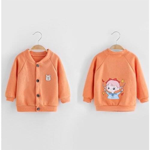Childrens Clothing Coat Baby Baby Clothing Boy and Girls Wear Spring And Autumn Tops With Knitted Sweaters Jacket For Girls