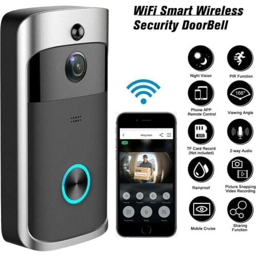 Smart Home Video Doorbell Wifi Camera Wireless Call Intercom Two Way Audio For Door Bell Ring for Phone Home Security Cameras
