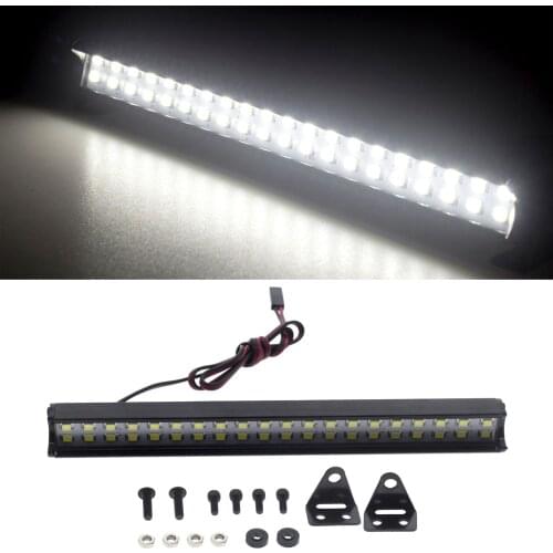 Double Row LED Light Bar Metal Roof Lamp for Axial SCX10 1/10 RC Crawler