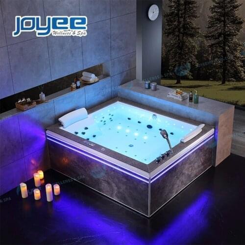 JOYEE Hign-End Series 2 Persons Indoor Whrilpool Bathtub for Hotel or Villa/ Comfortable Small Hot Tub Bathtub Whirlpool