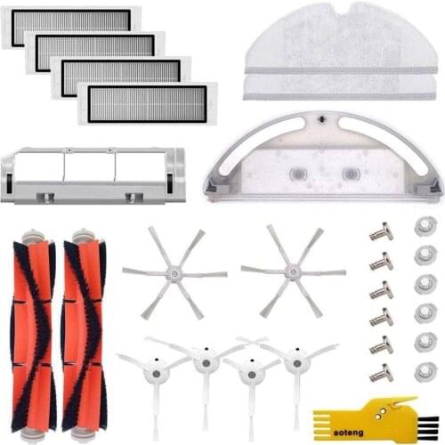 Accessory Kit For Roborock S5 S6 S50 S51 E25 E20 E35 Xiaomi Mi Robot Xiaomi Mijia Robotic Vacuum Cleaner Hepa Filter Main Brush