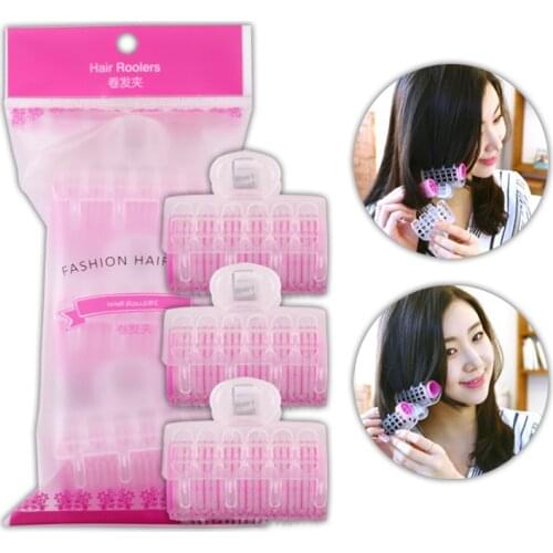 3pcs Women girls Hair clips bangs styling Hair curler roller Self-adhesive hairdressing hairclips Barrette girl hair accessories