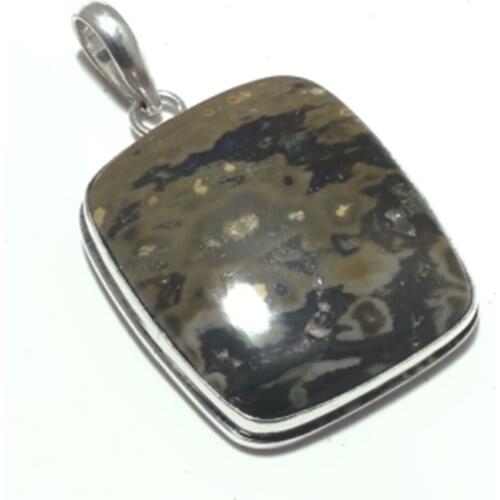 Ocean Jaspers Silver Overlay over Copper , 55 mm, P7051