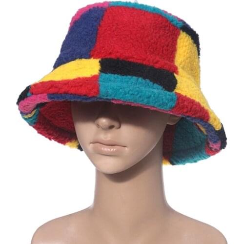 Bucket Hat Unisex Wind Protection Hat Outdoor Winter Hats for Women Men Teens Warm Keeper in Winter LX9E