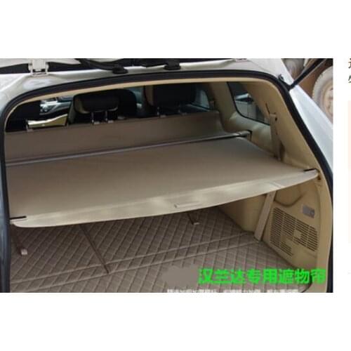 Rear Trunk Security Shield Cargo Cover trunk shade security cover for TOYOTA HIGHLANDER 2009--2013