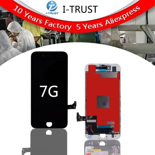 100PCS Grade A+++ LCD For iPhone 7 7G LCD Replacement Touch Screen Digitizer Assembly Display No Dead Pixel Free Shipping