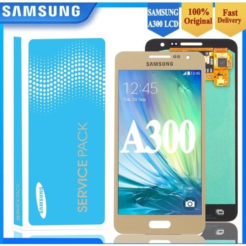 4.5" Super AMOLED A300F LCD For SAMSUNG Galaxy A300 LCD Display Touch Screen Digitizer For SAMSUNG A3 2015 A300F A300H Display