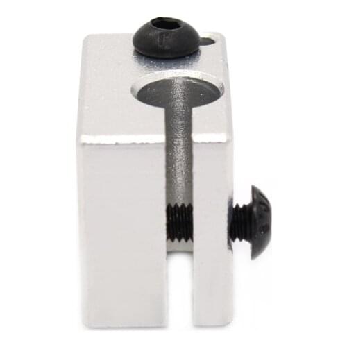 1Pcs Reprap E3DV6 Aluminum Heater Block All-Metal E3D V6 Extruder For HotEnd 20*16*12mm For 3D Printer Parts