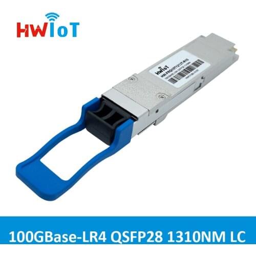 100GBase-LR4 QSFP28 1295-1310nm 10km Optical Modules Transceiver RX Only LC Connector Cisco Compatible