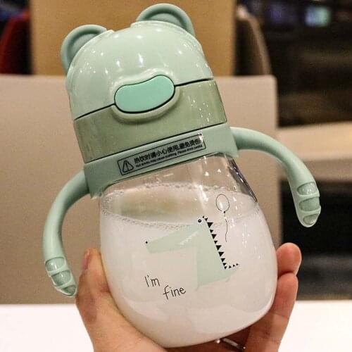 270ML Kids Baby Water Bottle Free Childrens Cup Baby Portable Feeding Bottle With Straw Leak Proof Durable Water Cup