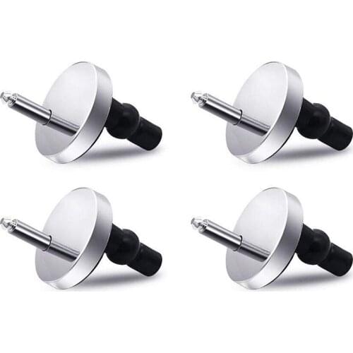 4 Piece Toilet Seat Hinge Fixing Device Quick Release Top Fixing Blind Hole Fittings Expansion Screw 50mm Base