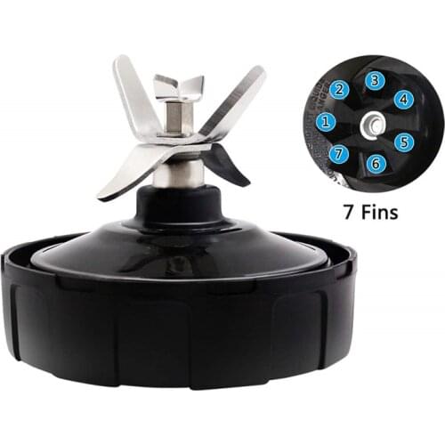 7 Fins Extractor Blades Replacement Part Bottom Blade For Ninjia Blender For Nutri Ninja Auto IQ BL482 BL642 NN102 BL682 BL2013