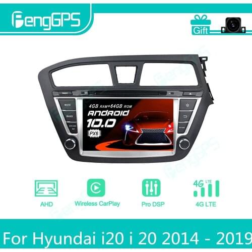 For Hyundai i20 i 20 2014 - 2019 Android Car Radio Stereo Multimedia DVD Player 2 Din Autoradio GPS Navigation PX6 Unit Screen