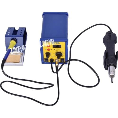 BAKU BK-878L led digital Display SMD Brushless Hot Air Rework Station with Soldering Iron and Heat Gun for Cell Phone Repair