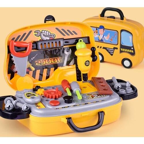 Children Toys Electric Drills Tool Toys Set Simulation Drill Boy Puzzle Simulation Play House Toolbox Toy Set Gift For Kid