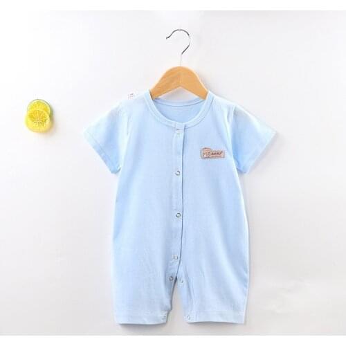 Baby One-piece New Born Baby Summer Clothes Infantil Jumpsuit Pure Cotton Cute Baby Girl Onesie Baby Unisex 2021 Leisure