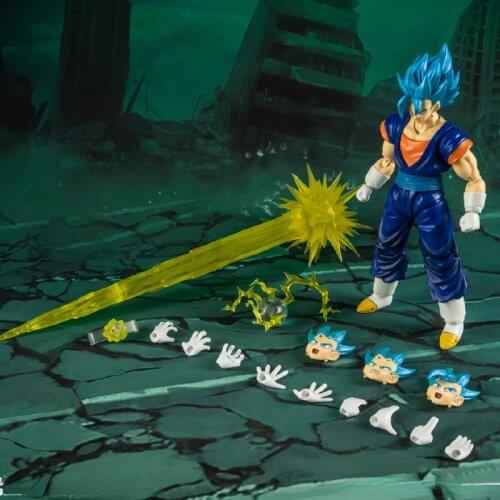New Dragon Ball Demoniacal Fit Vegetto 2.0 SHF Ultimate Fighter Beyond Godlike Model Anime Figure Accessory Package Toys Gift