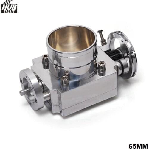 Hubsports - Universal High Flow Aluminium 65mm Intake Manifold Throttle Body For Nissan RB20 HU-TB65RB20