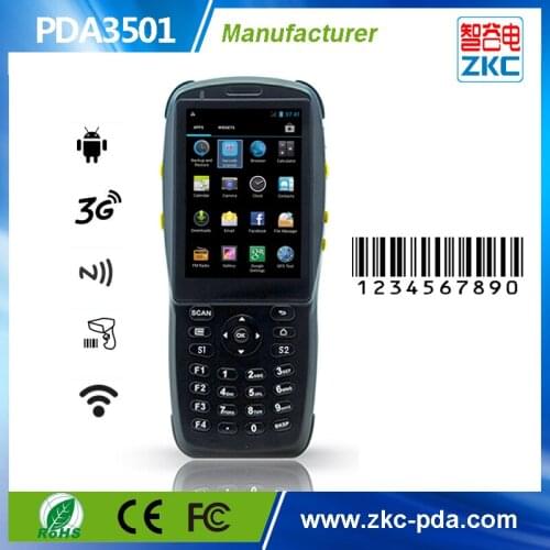 Mobile Handheld Date Terminal, Barcode Scanner Handheld Android PDA for Inventory Management From Factory