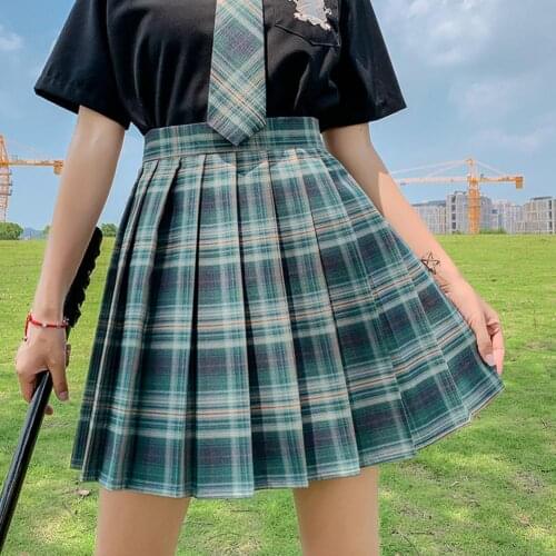 Pleated Skirt Safety Anti-wrinkle High Waist Girls Sexy Plaid Skirt A Line Skirt for Women Girls Sexy Plaid Skirt A Line Skirt f