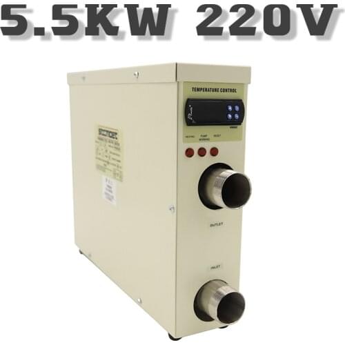 5.5KW 220V Portable Energy Saving Electric Swimming Pool Water Heater 11KW 15KW swimming pool equipment