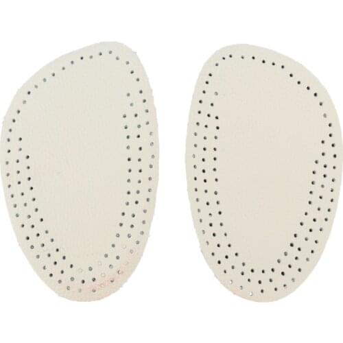 Anti-Slip Sponge Forefoot Cushion Half Insoles Artificial Leather High Heel Massage Shoe Pads