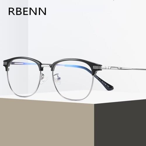 RBENN Blue Light Blocking Glasses Women Men Anti Eye Strain Headache Computer Glasses Anti Blue Rays Gaming Eyewear UV400